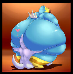 animal_crossing ass avian big_ass big_butt bird dodo duo face_in_ass fat fat_ass fat_butt fat_man fennekoshee furry furry_only gay hyper hyper_ass hyper_butt male male/male male_only nintendo no_humans orville_(animal_crossing) overweight overweight_male thick_thighs thighs year_request