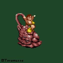 alien_storm animated brunette karen karen_(alien_storm) monster one_breast_out oral_vore pixel pixel_art rape stomach_bulge stomach_deformation tagme tentacle teramussa vore