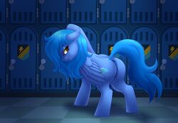 blue bolt (oc) from friendship is magic by starshade