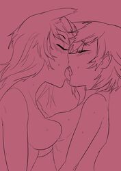 2021 2girls animal_ears animal_humanoid blake_belladonna blush breasts breasts_to_breasts cat_ears cat_humanoid closed_eyes faunus female female/female female_focus female_only human kissing long_hair medium_breasts naked pink_background realistic_breast_size ruby_rose rwby short_hair sketch sweat sweatdrop sweaty sweaty_breasts sytokun tagme teenage_girl teenager tongue tongue_kiss tongue_kissing tongue_out yuri