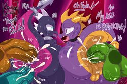 absurd_res activision anal anal_sex anus ass ass_to_ass balls big_ass big_butt both_sexes_in_same_situation collar cynder double_penetration dragon female female_penetrated genitals hi_res male male/female male/male male_penetrated male_penetrating male_penetrating_female male_penetrating_male multicolored_body penetration penile penile_penetration penis penis_in_pussy purple_body pussy raised_tail saurian_(artist) sex spyro spyro_the_dragon two_tone_body vaginal_penetration video_games