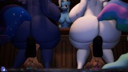 anthro ass bar big_ass big_breasts big_butt breasts butt dat_ass demb digital_media_(artwork) equid equine facesitting fat_ass fat_butt female friendship_is_magic gigantic_ass gigantic_breasts gigantic_butt hasbro huge_ass huge_breasts huge_butt human massive_ass massive_breasts massive_butt my_little_pony nude nude_female princess_celestia_(mlp) princess_luna_(mlp) thick_thighs trixie_lulamoon_(mlp) white_body wide_hips winged_unicorn