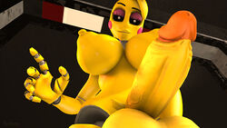 1futa 3d animatronic balls big_balls big_breasts big_penis black_eyes breasts chicken cleavage five_nights_at_freddy's five_nights_at_freddy's_2 furry futa_only futanari humanoid large_breasts large_penis lips looking_at_viewer nipples penis penis_close-up penis_focus pov presenting_penis rayhuma robot robot_humanoid sfm solo_futa source_filmmaker submissive_pov taker_pov toy_chica_(fnaf) watermark white_pupils yellow_body