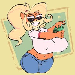 coco bandicoot from crash (series) by mooncheez3