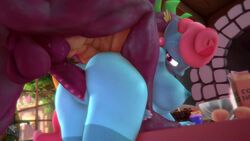 3d animated anthro cup_cake_(mlp) doggy_style female friendship_is_magic hooves-art knot male my_little_pony sex smooth_skin sound spike_(mlp) tagme video