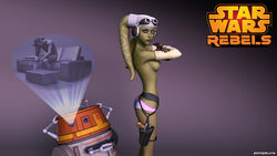 0biwanken0bie 1boy 1girls alien alien_girl angry areolae arm_warmers arms_up armwear astromech_droid aurebesh background belt blaster boxers breasts chopper_(star_wars) clothing couch droid duo earmuffs english_text eyelashes eyes eyewear female fingerless_gloves gloves goggles goggles_on_forehead green_eyes gun half-dressed hand_on_head headgear hera_syndulla hi_res hologram holster holstered_weapon humanoid kanan_jarrus logo looking_at_viewer male medium_breasts nail_polish nipples on_couch open_eyes panties partially_clothed pink_clothing pink_panties pink_underwear pistol ponytail pose ranged_weapon red_nails robot sad science_fiction side_view sideboob simple_background sitting small_breasts star_wars star_wars_rebels tentacle tentacle_hair text tied_hair topless topless_female topless_male twi'lek underwear violet_background weapon