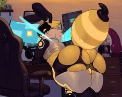 ass balls bee moba_(artist) penis rgbee