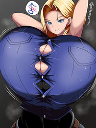 android 18 from dragon ball by norio (pheromosa times)