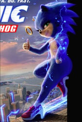 1girls ass big_ass big_butt female female_only footwear furry genderbent genderswap_(mtf) hourglass_figure large_ass looking_at_viewer mobian_(species) movie_sonic paramount_pictures rule_63 sega shadman solo sonic_(series) sonic_the_hedgehog sonic_the_hedgehog_(film) sonic_the_hedgehog_(series) sonique_the_hedgehog tagme ugly_sonic