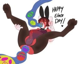 ahe_gao ailurid anal anal_egg_implantation anal_oviposition anthro black_body black_fur black_hair blush bodily_fluids clothing consentacles easter egg egg_implantation erection fellatio fur genital_fluids genitals girly hair hi_res holidays humanoid_genitalia humanoid_penis imaaahorny kirli legwear looking_pleasured male mammal oral oral_egg_implantation oral_oviposition oviposition ovipositor penile penis playboy_bunny precum red_body red_fur red_panda sex solo_focus stockings stomach_bulge tears tentacle tentacle_ovipositor torn_clothing white_body white_fur