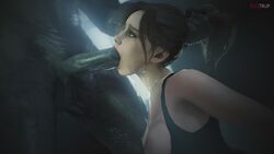 1girls 1monster 3d :>= animated big_penis blowjob breasts brown_hair capcom claire_redfield claire_redfield_(jordan_mcewen) clothing deepthroat dubious_consent facefuck fellatio female forced_oral fugtrup grey_skin hair_grab hair_hold long_hair loop male monster monster_on_female mr_x nipples open_mouth oral penis ponytail ponytail_hold questionable_animation questionable_consent resident_evil resident_evil_2 resident_evil_2_remake saliva saliva_trail shorter_than_10_seconds sound tyrant video