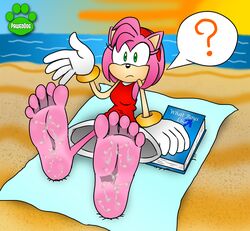 5_toes ? absurd_res amy_rose anthro barefoot book cum cum_on_feet edit eulipotyphlan feet female foot_fetish foot_focus hedgehog hi_res humanoid_feet mammal podfrog soles solo sonic_(series) sonic_the_hedgehog_(series) toes video_games