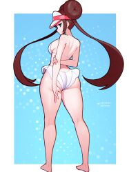 rosa (pokemon) from game freak by jaxdrawz