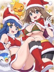 dawn (pokemon) from christmas by pokemoa