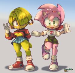 amy rose from fleetway comics by pepamintop