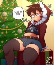 original character from christmas by semidraws