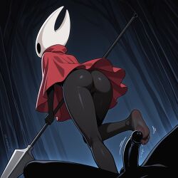 ai_generated ass feet feet_focus female foot_fetish footjob haremoverlord hollow_knight hollow_knight:_silksong hornet_(hollow_knight) insects male naked_male partially_clothed penis pussy soles standing thighs vagina