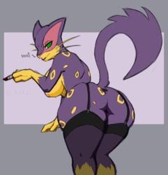liepard from pokemon by artz