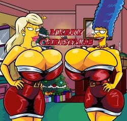 marge simpson from christmas by oniartist