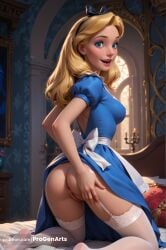 alice (disney) from alice in wonderland by progenarts