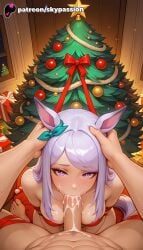 mejiro mcqueen (umamusume) from christmas by skypassion