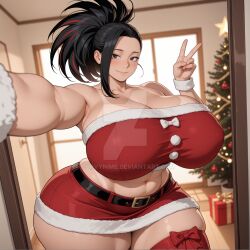 momo yaoyorozu from boku no hero academia by curvynime