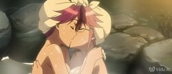 ai_assisted ai_generated animated bathing_together bathroom breast_press breasts breasts_out highschool_of_the_dead hot_spring hugging incest kissing making_out mother_and_daughter naked nude nude_female pink_hair saya_takagi steam tagme towel_on_head video wet yuri yuriko_takagi
