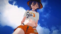 1boy 1girls 3d animated barefoot bazett beach belle_(summer_skies)_(zenless_zone_zero) belle_(zenless_zone_zero) black_nail_polish black_nails black_toenails bottomless brother_and_sister bucket_hat colored_nails cum cumshot dominant dominant_female feet_fetish feet_fucking foot_fetish foot_fuck foot_fucking footjob grey_hair hoyoverse incest longer_than_30_seconds mihoyo official_alternate_costume outside painted_nails sandaljob sandals solejob soles sound submissive submissive_male video wise_(zenless_zone_zero) zenless_zone_zero