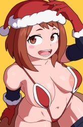 ochako uraraka from christmas by kabeume