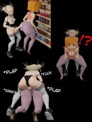 1futa 1girls 3d ass bloomers boku_no_hero_academia booty_shorts bubble_butt curvaceous curvy_figure debbie_turnbull debs_turnbull fat_ass female femdom futa_on_female futadom futanari heperson high_heels himiko_toga kneesocks leggings milf my_hero_academia robotboy shorts shortstack socks thick_ass thick_thighs thighhighs thighs toga_himiko voluptuous voluptuous_female