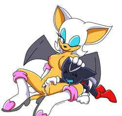 bokkun cute happy nipples nude pussy rouge_the_bat sega sonic_(series) sonic_x syberfox wink