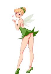 1girls alpha_channel butt butt_crack color colored disney disney_fairies fairy fairy_wings female female_only for_sticker_use no_background peter_pan_(disney) png solo sticker_template tinker_bell town_of_sins transparent_background transparent_png trippy_background unknown_artist wings