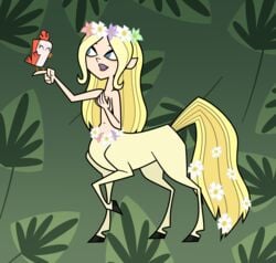 bird centaur centauress dawn_(tdi) elinor_the_witch ellissummer equid_taur female hornyhobbit mother-of-trolls taur total_drama:_revenge_of_the_island total_drama_island