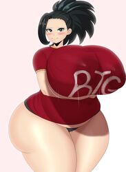 1girls absurdres ass bbw blush breasts busty cleavage curvy female female_only fladdykin higher_resolution_available highres huge_ass huge_breasts hyper hyper_ass hyper_breasts hyper_butt massive_ass massive_breasts massive_butt momo_yaoyorozu my_hero_academia panties thick_thighs venus_body voluptuous wide_hips