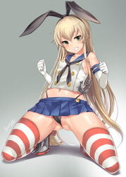 bosshi female female_only hair kantai_collection shimakaze_(kantai_collection) solo