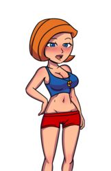 ann_possible cameltoe camp_pinewood color colored disney disney_channel fantasy kim_possible straight_hair tage transparent_background vaultman