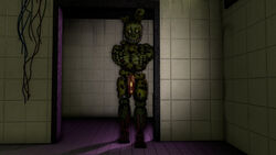 1boy 2021 3d 3d_(artwork) animatronic anthro balls barefoot big_balls big_penis crossed_arms detailed digital_media_(artwork) doorway endoskeleton exposed_endoskeleton feet five_nights_at_freddy's five_nights_at_freddy's_3 flaccid genitals green_body grey_eyes half-closed_eyes hand_on_arm hands_on_arms hands_on_own_arms humanoid_genitalia humanoid_penis inside lagomorph leporid long_ears looking_at_viewer machine male male_only mammal narrowed_eyes notched_ear nude penis pesky_fox presenting presenting_balls presenting_penis rabbit raised_arm robot smile solo source_filmmaker springtrap springtrap_(fnaf) standing teeth thick_penis torn_arm torn_body torn_face torn_hand torn_leg vein veiny veiny_penis video_games wire