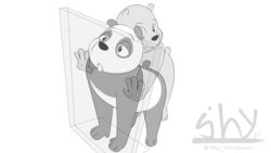 animated anthro ass brown_bear cartoon_network chubby_male duo grizzly_(wbb) grizzly_bear hi_res horn incest loop male male/male mammal panda_(wbb) shy_shirokuma ursid ursine we_bare_bears yaoi