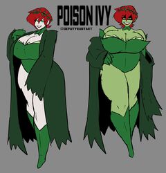 2021 2d alternate_body_type alternate_breast_size bare_thighs batman_(series) big_breasts breasts breasts_bigger_than_head cleavage corset dc deputyrust enormous_breasts fat green-skinned_female green_eyes green_skin huge_thighs large_breasts pamela_isley poison_ivy red_hair redesign short_hair solo solo_female supervillain tagme thick thick_thighs thighs