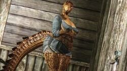 1girls 3d animated areolae argonian ass bbw bent_over big_ass big_breasts bottomless breasts breasts_out brown_nipples brown_scales chubby clothed clothing coolmaster98 dancing female female_focus female_only female_solo hip_sway huge_ass huge_breasts humanoid looking_at_viewer nipples no_panties no_sound presenting_hindquarters scalie seductive skyrim solo_female swaying_hips tagme tail the_elder_scrolls thick thick_thighs video wujeeta