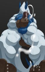 10:16 absurd_res anal anal_fingering anthro ass balls bara biceps blue_body blue_feathers bodily_fluids boots boots_only brown_eyes clothing creideiki_lugia_(creideiki) cum cum_stain cum_string feathers fingering footwear footwear_only genital_fluids genitals gloves handwear hi_res humanoid leather legendary_pokémon low-angle_view lugia male masturbation mostly_nude motion_blur muscular nintendo nipples nude pecs penis perineum pokemon pokemon_(species) red_nipples red_penis shoes shoes_only slightly_chubby solo sweat text tjloog video_games white_body white_feathers