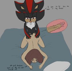 1boy 1girls anthro anthro_penetrating anthro_penetrating_human cervix emily_(hedgehogblue02) female female_human hedgehogblue02 hi_res human human_on_anthro human_penetrated interspecies male male/female male_anthro mammal mobian_(species) penetration precum_in_pussy pubes sega shadow_the_hedgehog sonic_(series) sonic_the_hedgehog_(series) straight