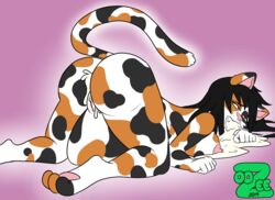 after_sex ahe_gao all_fours anthro ass ass_up belly belly_expansion belly_inflation big_breasts big_butt bodily_fluids breasts calico_cat cum cum_belly cum_from_ass cum_from_mouth cum_from_nose cum_in_ass cum_in_mouth cum_in_nose cum_inside cum_leaking cum_through domestic_cat drooling expansion felid feline felis female genital_fluids genitals harla inflation inflation looking_pleasured mammal mottled nipples nude oozee overflow piebald pussy raised_tail saliva solo stomach_bulge stuffed_belly