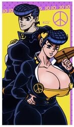 diamond_is_unbreakable jojo's_bizarre_adventure josuke_higashikata rule_63 tagme vhite9