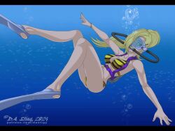 1girls 5_toes barefoot bikini blonde_hair blue_eyes blue_fins dastigy eyes_open feet female female_only fins flippers ino_yamanaka mp4 naruto naruto_(series) scuba scuba_fins scuba_gear scuba_mask scuba_tank soles solo solo_female solo_only sound tagme toes underwater video
