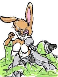 archie_comics bunnie_rabbot mutabouru sonic_(series) tagme