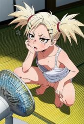 accurate_art_style accurate_body_type accurate_proportions ai_generated bleach bottomless fan hiyori_sarugaki sarugaki_hiyori small_breasts smaller_female tank_top