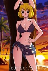 1girl 1girls ai_generated anime breasts carrot_(one_piece) curvy curvy_female curvy_figure eyes female fit hair nsfw one_piece stickyai tits voluptuous