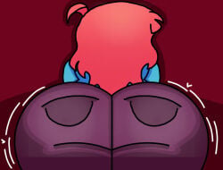 ass ass_focus back back_turned back_view big_ass blue_clothing celeste_(game) huge_ass jiggling jiggling_ass long_hair madeline_(celeste) massive_ass red_hair redhead redhead_female sweater trans trans_woman transfem video_games