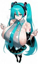 1girls 2d 2d_(artwork) 2d_artwork ai_generated armpits ass background big_ass big_breasts big_butt big_thighs big_tit big_tits big_tits_squeezed_together big_titties blue_hair blush blush_lines blushing blushing_at_viewer blushing_female breasts breasts_bigger_than_head breasts_bigger_than_torso breasts_squeezed_together child_bearing_hips cleavage cleavage_cutout cleavage_overflow cleavage_window clothed clothed_female clothes collar collarbone collared_shirt color colored curvaceous curvaceous_body curvaceous_female curvaceous_figure curvaceous_hips curvaceous_thighs curves curvy curvy_body curvy_female curvy_figure curvy_hips curvy_thighs dangling_breasts deep_cleavage detached_sleeves enormous_breasts exposed_shoulders fat_ass fat_butt female female_focus female_only fully_clothed fully_clothed_female giant_ass giant_breasts giant_butt giant_thighs giant_tits gigantic_ass gigantic_breasts gigantic_butt gigantic_thighs gigantic_tits glistening glistening_body glistening_breasts glistening_clothing glistening_hair glistening_skin hair_ornament hanging_breasts hatsune_miku hatsune_miku_(original) headset headset_microphone heavy_breasts hips hourglass_figure hourglass_figured_female huge_ass huge_breasts huge_butt huge_thighs large_ass large_breasts large_butt large_thighs large_tits legs_together light-skinned_female light_blue_eyes light_blue_hair light_skin long_eyelashes long_hair long_legs looking_at_viewer low_hanging_breasts mascara massive_ass massive_breasts massive_butt massive_thighs massive_tits miniskirt narrow_waist naughty_face necktie necktie_between_breasts necktie_pull neckwear no_bra no_nipples_visible no_nude no_nudity oiled_breasts oiled_skin overflowing_breasts overflowing_thighs pale-skinned_female pale_skin pixel_art seductive shiny shiny_body shiny_breasts shiny_clothes shiny_hair shiny_skin shirt shirt_open short_skirt shoulders shoulders_raised shoulders_up skindentation skinny_waist skirt sleeves slender_waist slim_waist small_waist smile smiling_at_viewer soft_breasts solo solo_female solo_focus stacked stacked_ass stacked_breasts stacked_lady stockings stockings_thigh_highs teal_eyes thick thick_ass thick_butt thick_eyelashes thick_hips thick_legs thick_thighs thigh_bulge thigh_highs thighhighs thighs thighs_bigger_than_head thighs_bigger_than_torso thighs_large thighs_together thighs_waist thin_eyebrows thin_waist thunder_thighs thunderthighs tie tie_between_breasts tight_clothes tight_clothing tight_shirt tiny_waist truegoon twintails twintails_(hairstyle) very_long_hair vocaloid voluptuous voluptuous_female wide_hips zettai_ryouiki